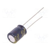 EEUFC1J470 Capacitor: electrolytic; low ESR; THT; 47uF; 63VDC; Ø8x11.5mm; ±20% XCL5Jnv3SEy9ghuyZqUVy7VCnJCgdCntGuSLUFdLQJg