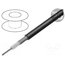 RG58CK Wire: coaxial; RG58CK; stranded; Cu; PVC; black; 5mm; CPR: Eca -_0C0D1HSE7hrhs7NO99Uai3gbShs1iZfD5X5-ydkto