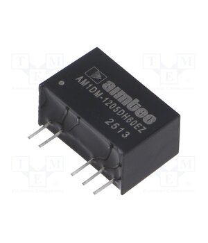 AM1DM-1205DH60EZ Converter: DC/DC; 1W; Uin: 10.8÷13.2VDC; Uout: -5VDC; Uout2: 5VDC 4f8nsok6agdnO_eGO8p3SOaj0RJ21BTsGJa5HfdR3sQ