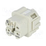 09200042711 Connector: HDC; contact insert; female; 10A; 250V; Han® A; PIN: 5 9gfQ5Ovev9TNn5CEfEmcTmF8nxOscYGS3VUteYWA_v4