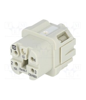 09200042711 Connector: HDC; contact insert; female; 10A; 250V; Han® A; PIN: 5 9gfQ5Ovev9TNn5CEfEmcTmF8nxOscYGS3VUteYWA_v4