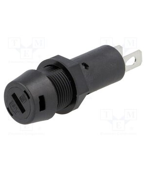 3101.0010 Fuse holder; 5x20mm; 10A; on panel; black; FPG1; 250VAC; UL94V-0 vxWRubJwlWt43sYQBq1E2nZKbn5f-wZ4h1Xt4KoIf1c