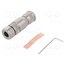 21023692301 Connector: M8; female; PIN: 3; 4A; 60V; IP67; straight; shielded; plug _BnS-PtWeBvcabIRcS8Imc8_ozU8E6w1iUAaUZzO3Is