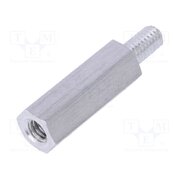 236X20 Screwed spacer sleeve; 20mm; Int.thread: M4; Ext.thread: M4 _COaSgIb4NEYYFBDD1lE0wX0l2hisp1UbENkCPOQKdw