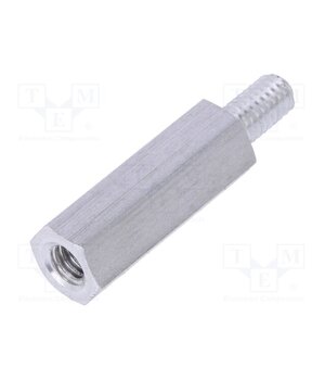 236X20 Screwed spacer sleeve; 20mm; Int.thread: M4; Ext.thread: M4 _COaSgIb4NEYYFBDD1lE0wX0l2hisp1UbENkCPOQKdw