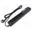 ACAR 504WF 3M Plug socket strip: protective; Sockets: 5; 250VAC; 10A; black rnlHgHcv4RIuxHhQDs0zQAnk-hw8cX6szDdnP9p70FM