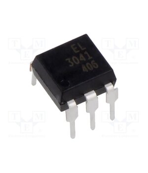 EL3041 Optotriac; 5kV; triac; DIP6; Ch: 1; EL304X; 1kV/μs jMIJ5lVpWM7mAt2_zOLeaFle1I-YGPPjYhhZdkBqDhM