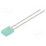 HLMP-S501 LED; green; rectangular; 5.18x2.23x8mm; 4.7÷8mcd; 110°; Front: flat -To2XeVVu5y_t0iRsJz4jm6275PNbS41kC6VwIjnMYw