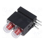 1801.2235 LED; in housing; 3.9mm; No.of diodes: 2; red; 20mA; 60°; 1.2÷4mcd 73U7Jinran0_DgC0T-HX31smkBu-JMffjJYNVHlIbpg