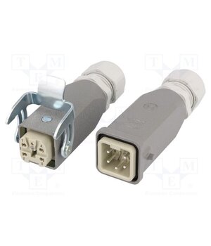 87848110030 Connector: HDC; male + female; 10A; 400V; Han Kit; PIN: 5; 4+PE; M20 B1jIERstLdV8s9TBH12bd1hx7mj6jUKlLK-TuUAAuws