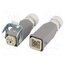 87848110030 Connector: HDC; male + female; 10A; 400V; Han Kit; PIN: 5; 4+PE; M20 B1jIERstLdV8s9TBH12bd1hx7mj6jUKlLK-TuUAAuws