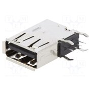 48204-0001 Connector: USB A; socket; on PCBs; THT; PIN: 4; side,angled 90° -sj6ozoGXoY8d3jicMmakSr1nHcA8RLtDogXj1T0f1I