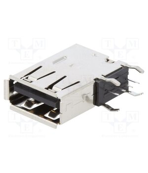48204-0001 Connector: USB A; socket; on PCBs; THT; PIN: 4; side,angled 90° -sj6ozoGXoY8d3jicMmakSr1nHcA8RLtDogXj1T0f1I
