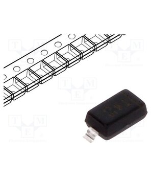 1N4148W-7-F Diode: switching; SMD; 100V; 0.3A; 4ns; SOD123; Ufmax: 1.25V; Ifsm: 2A B80yj_68hN2QmbrsliTKsZJd6HsnAPmfEe9JkUG1ilI