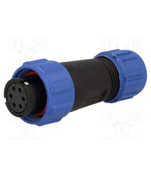 SP1310/S6I-N Connector: circular; plug; female; PIN: 6; IP68; SP13; 4÷6.5mm; 5A sSdovJh4XgP7kKsdRO2mcUFUpMxE0bZVj7dw_hlIu18