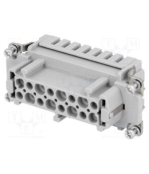 09330162716 Connector: HDC; contact insert; female; 16A; 500V; Han® ES; PIN: 16 gCOs4_O2TQD73dRpJJOiOnCTXa2vb7Cr3FqQwUj7AwM
