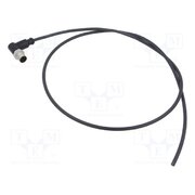 C21320000000077 Connector: M12; plug; male; PIN: 4; angled; cables; 1m xVi1UNzVGauCbbzzMXuzClJn6PXj0nSQfoEMc8O4Cro