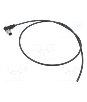 C21320000000077 Connector: M12; plug; male; PIN: 4; angled; cables; 1m xVi1UNzVGauCbbzzMXuzClJn6PXj0nSQfoEMc8O4Cro
