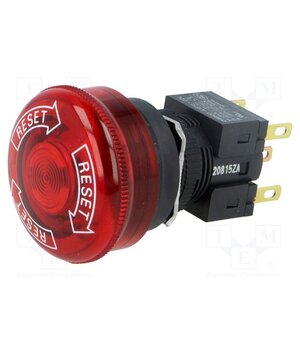 A165E-LS-24D-02 Switch: emergency stop; Stabl.pos: 2; NC x2; LED; 24V; IP65; A165E zB1nU5VPUlPK8SIhuu_MXs8QbZeYWyJ4nL7YUzQ7sbU