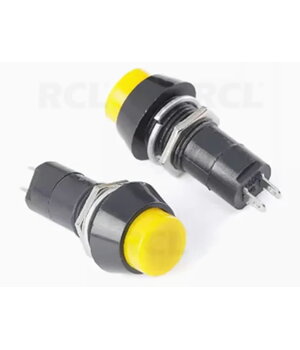 PUSH BUTTON SWITCH ON-OFF, 1A 250 VAC, apaļš dzeltens

 CPR561.jpg