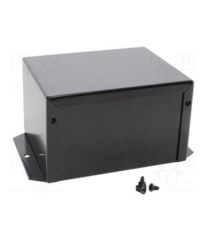 1411FBLBK Enclosure: multipurpose; X: 102mm; Y: 127mm; Z: 76mm; 1411; aluminium mE394CzXscsMcLO_1Qnm0trO67XJ_ByKRByA3RmbHg4