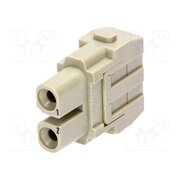 09140023102 Connector: rectangular; module; female; 40A; 1kV; Han Modular 40A SbgyjBPtpLOjjp2P6ZedGCUcxn83DayIuaYrm9f1A5g