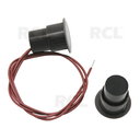 REED SENSOR with MAGNET attached large, brown