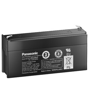 БАТАРЕЯ 6В 3,4Ач PANASONIC LC-R063R4P, 134x35x61мм BA063PN.jpg