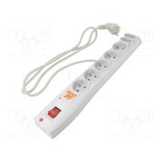 ACAR P7 1.5M GREY Plug socket strip: protective; Sockets: 7; 230VAC; 10A; grey It-SzIbQi1FszasDBmS62Srce-lrUh4yE1bOxU-jM6E