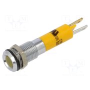 19010252 Indicator: LED; superflat; yellow; 12VDC; Ø8mm; IP40; connectors um78JK4MU-kNK-rhZB4TG9N-YdeUNw2a75LuDFOJAYk