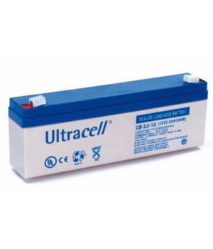 RECHARGEABLE BATTERY SLA UL2.4-12, 12V 2.4Ah 179x35x60mm Ultracell BA122U.jpg