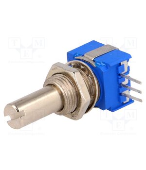 51AAA-B28-A15L Potentiometer: shaft; THT; 1W; 10kΩ; ±10%; 290°; for PCB; linear Nu_qhXbVdpLWaF-BrT5W6thBU9UhHhEP9T3m28Vg4eI