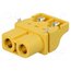 XT60PT-F Connector: DC supply; socket; female; XT60; 30A; 500V; PIN: 2; SMT fY4swL1REl2uRoEzL4HnuxdBHkBSUCAF9KUfeVHFQao