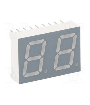 KW2-521AVA Display: LED; 7-segment; 13.2mm; 0.52"; No.char: 2; red; 40÷80mcd zrCatzPdKrQX-H_KZMd3BGR8No6Wlk0qbXLD2cmU-ek