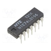 NTE74LS196 IC: digital; decade counter,latch; TTL; THT; DIP14 tsSQLqZLtLbBSaMOYqV3zzQjx4csQkgNO9GhvL5zBLs