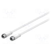 66622 Cable; 2m; F plug,both sides; PVC; white; 75Ω PHILe7uYXv6qYE1lnWFkt4gsRdOhIWdbBxIGW00ngMc