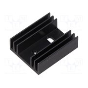 PR19/35/SE Heatsink: extruded; flat; TO220; black; L: 35mm; W: 29mm; H: 12mm Ggvf_zTtk9lwrDVGlaQMro0Nh1yMHVkSQs5w_ThARhc