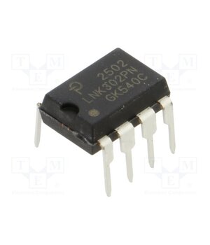 LNK302PN IC: PMIC; AC/DC switcher,SMPS controller; Uin: 85÷265V; DIP-8B suwNoON36B8eU3tGhWupVRKPz4oVSrzldKUZ-DdacB0