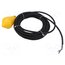 ERH-01-18/L=10M Sensor: liquid level; max.85°C; OUT: NO + NC; cables; IP68; 250VAC MVldfHflN3eHolSwQEUyEI2o-DQ0AlmZdkVp8w3XVpU