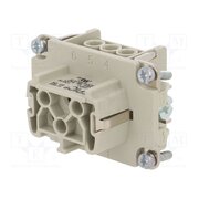 10191000 Connector: HDC; contact insert; female; EPIC H-BE; PIN: 6; 16A; 500V cFOeKpH2PTuO5RGDglWaxh1HsVbfTfkMMl_qMXGjlwU