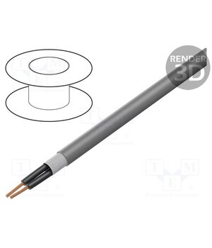 0027560 Wire: control cable; ÖLFLEX® FD 855 P; 2x1mm2; PUR; grey; stranded RrOWoQ2956pDsTGGuMlVAGHQa1-yu57bnEeTbKJKRv0