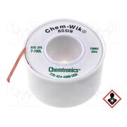 CHEM-WIK LA Tape: desoldering; halide-free,rosin,ROL0; W: 1.9mm; L: 30m R5n-tPMn-E1DLEXrh8Y9VVLDd9sWrwb0qZwDfVZut8k