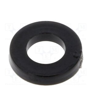 10213414 Washer; round; D=6mm; h=1mm; polyamide; black cR6vj3lChP5DLtQqMJOMeuYeVFya5iWUIbI2XzEpmS8