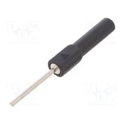 66.9076-21 Measuring tip; 19A; black; Tip diameter: 2mm; Socket size: 4mm cARPe84y0ed0LuqT5kLFPxMg6iNBGCyUD_WOQd7YIaw