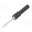 66.9076-21 Measuring tip; 19A; black; Tip diameter: 2mm; Socket size: 4mm cARPe84y0ed0LuqT5kLFPxMg6iNBGCyUD_WOQd7YIaw