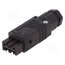 932140100 STAK 3 N SCHWARZ Connector: rectangular; ST; plug; female; PIN: 3; tinned; IP54; 16A Pxjv9SWC5SwYTQuW5XKW4lYR35-U5P1RxjYMpwZN-_8