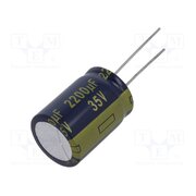 EEUFC1V222S Capacitor: electrolytic; low ESR; THT; 2200uF; 35VDC; Ø18x25mm x5OjLvhmGWd961La35QmHD_EnCcNxC9H4lDWS_hlUDs