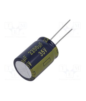 EEUFC1V222S Capacitor: electrolytic; low ESR; THT; 2200uF; 35VDC; Ø18x25mm x5OjLvhmGWd961La35QmHD_EnCcNxC9H4lDWS_hlUDs