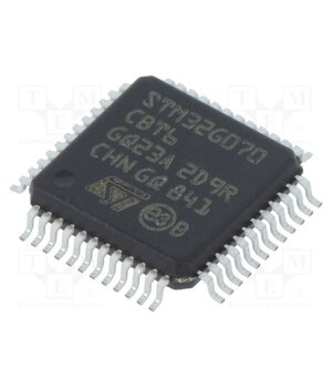 STM32G070CBT6 IC: STM32 ARM microcontroller; 64MHz; LQFP48; 2÷3.6VDC; -40÷85°C 41L8NFtmhYNr7esrTcMbIdta6Ofy9HUqtWneGQkLQGE