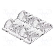 C13749_HB-2X2-O LED lens; square; transparent; 19÷30°; H: 10.6mm; Body dim: 50x50mm gb-aFhAdbA3O_NvQNkzt4xYpEMXtgv2m4jV_a7e-L6c